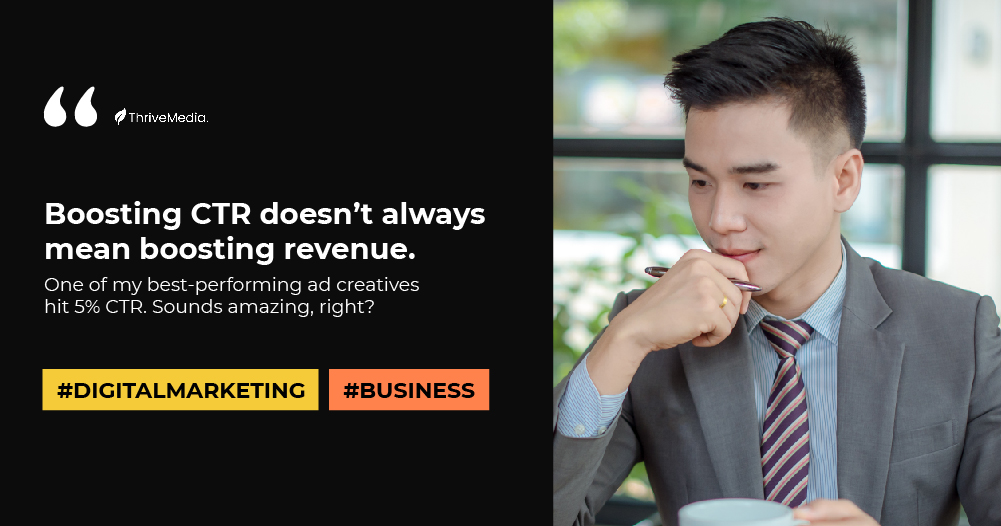 CTR doesn’t equal conversions digital marketing infographic