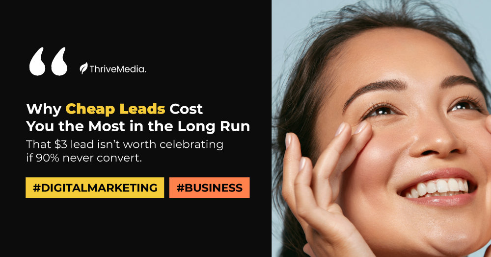 Cheap leads vs quality leads comparison chart for Singapore businesses
