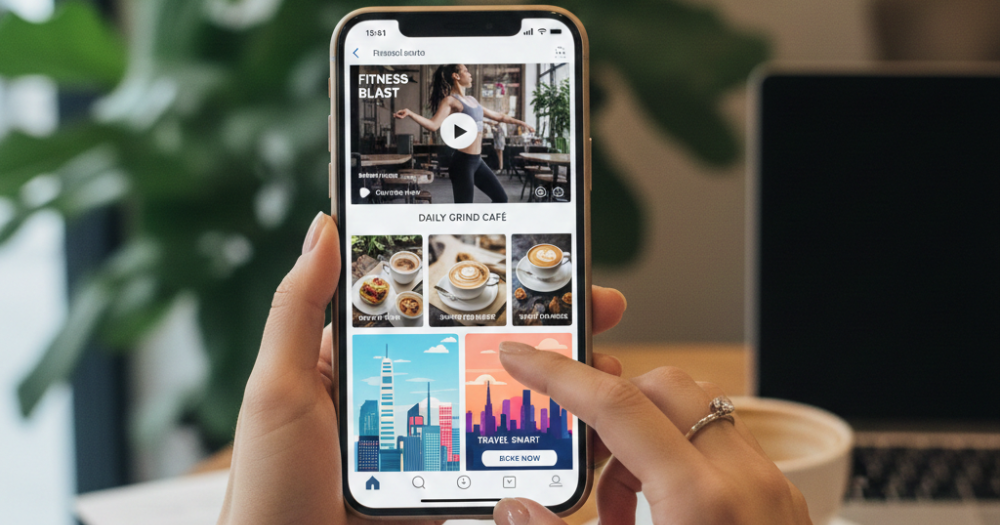 Thrivemediasg mobile-first ad creative design optimized for Singapore social media users scrolling on smartphones