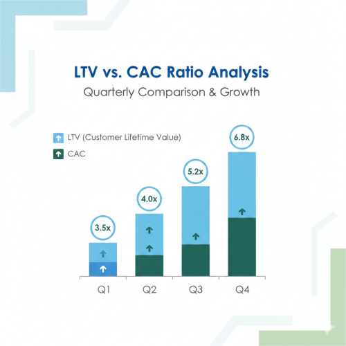 CAC to LTV ratio benchmark chart for Singapore SMEs - ThriveMediaSG direct response strategy